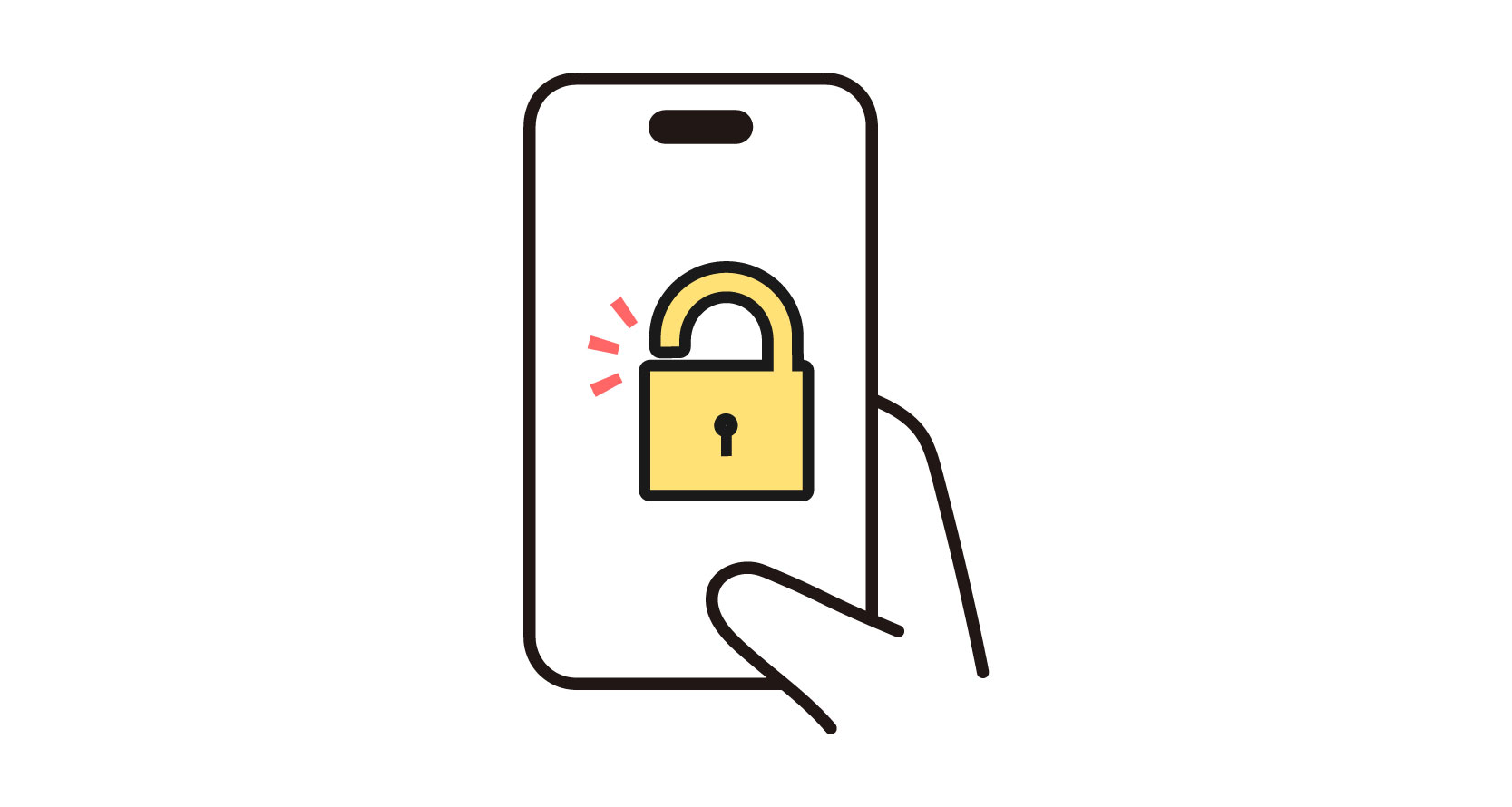 解錠用URLの受信